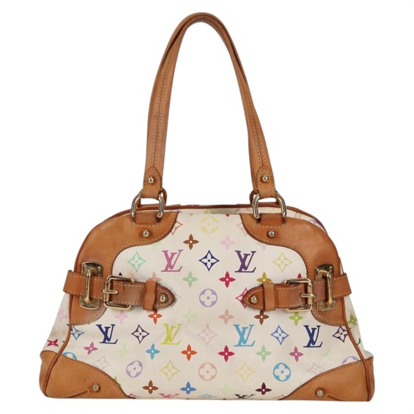 【原宿店限定】ルイ・ヴィトン LOUIS VUITTON クラウディア ハンドバッグ モノグラム・マルチカラー ホワイト M40193 レディース 125340V