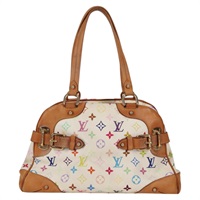 【原宿店限定】ルイ・ヴィトン LOUIS VUITTON クラウディア ハンドバッグ モノグラム・マルチカラー ホワイト M40193 レディース 125340V
