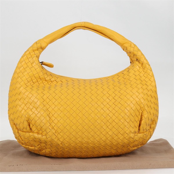 【原宿店限定】ボッテガヴェネタ BOTTEGAVENETA ショルダーバッグ イントレチャート ホーボー レザー イエロー 232499 レディース yk18233AM