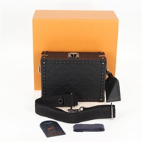 【原宿店限定】ルイ・ヴィトン LOUIS VUITTON クラッチボックス クラッチバッグ モノグラムシャドウ ブラック M12876 レディース BA1720SM