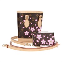 【原宿店限定】ルイ・ヴィトン LOUIS VUITTON ナノバケット ハンドバッグ モノグラムチェリーブロッサム LV × TM M13417 レディース BA1729SM