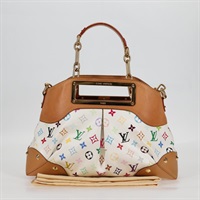 【原宿店限定】ルイ・ヴィトン LOUIS VUITTON ジュディ MM  ハンドバッグ モノグラムマルチカラー 2Way ホワイト M40255 レディース 123028V