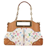 【原宿店限定】ルイ・ヴィトン LOUIS VUITTON ジュディ MM  ハンドバッグ モノグラムマルチカラー 2Way ホワイト M40255 レディース 123177V