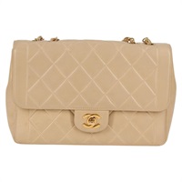 【原宿店限定】シャネル CHANEL ショルダーバッグ マトラッセ チェーン ラムスキン ベージュ ゴールド レディース BA2162V