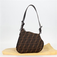 【原宿店限定】フェンディ FENDI ショルダーバッグ ズッカキャンバス ブラウン ブラック 8BR128 レディース yk18251V