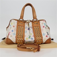 【原宿店限定】ルイ・ヴィトン LOUIS VUITTON コートニーMM ハンドバッグ モノグラムマルチカラー 2way ホワイト M45641 レディース 124889V