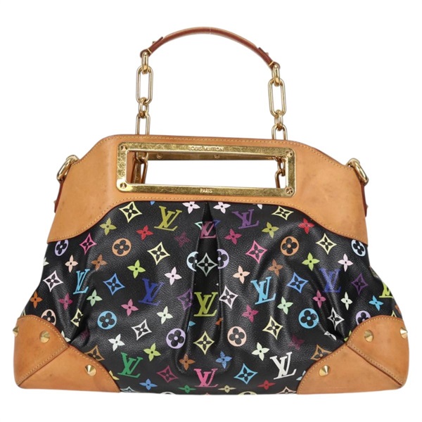 【原宿店限定】ルイ・ヴィトン LOUIS VUITTON ジュディ GM ショルダーバッグ モノグラム・マルチカラー 2way ブラック M40254 レディース 125338V