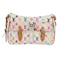 【原宿店限定】ルイ・ヴィトン LOUIS VUITTON ロッジGM ショルダーバッグ モノグラム・マルチカラー ホワイト M40051 レディース 125413V