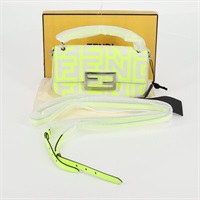 【原宿店限定】フェンディ FENDI ハンドバッグ バケットフォンケース  マークジェイコブスコラボ レザー 2way ホワイト レディース BA2455M