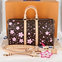 【原宿店限定】ルイ・ヴィトン LOUIS VUITTON キーポルバンドリエール45 ボストンバッグ モノグラムチェリーブロッサム LV × TM M13752 レディース BA1732SM
