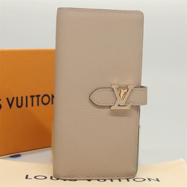 【原宿店限定】ルイ・ヴィトン LOUIS VUITTON カプシーヌLVヴェルティカルウォレット 財布 トリヨンレザー M81367 レディース 118870M