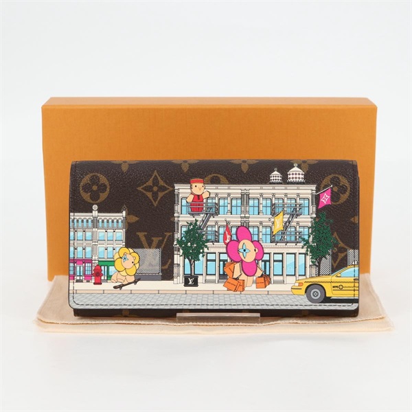 【原宿店限定】ルイ・ヴィトン LOUIS VUITTON ポルトフォイユ・サラ 長財布 モノグラムヴィヴィエンヌ M81608 レディース 124715M