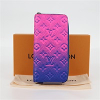 【原宿店限定】ルイ・ヴィトン LOUIS VUITTON ジッピーウォレットヴェルティカルNM 長財布 モノグラムイリュージョン ピンク M81243 レディース BD2238AM