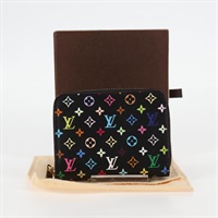 【原宿店限定】ルイ・ヴィトン LOUIS VUITTON ジッピーコインパース コインケース モノグラム・マルチカラー ブラック M93740 レディース BA2267AV