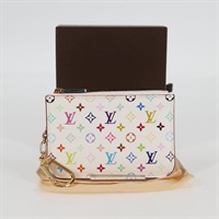 【原宿店限定】ルイ・ヴィトン LOUIS VUITTON ポシェット・クレ NM コインケース モノグラム・マルチカラー ホワイト M93734 レディース 125425V