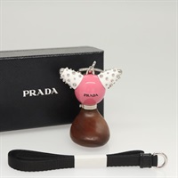 【原宿店限定】プラダ PRADA キーホルダー メタル ピンク レディース 118867M