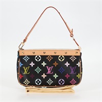 【原宿店限定】ルイ・ヴィトン LOUIS VUITTON ポシェット・アクセソワール ポーチ モノグラム・マルチカラー ブラック M92648 レディース BA1927V