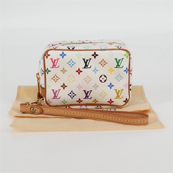 【原宿店限定】ルイ・ヴィトン LOUIS VUITTON トゥルース・ワピティ ポーチ モノグラム マルチカラー ホワイト M58033 レディース BD2066AV