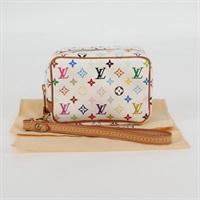 【原宿店限定】ルイ・ヴィトン LOUIS VUITTON トゥルース・ワピティ ポーチ モノグラム マルチカラー ホワイト M58033 レディース BD2066AV
