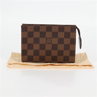 【原宿店限定】ルイ・ヴィトン LOUIS VUITTON ポッシュトワレット15 ポーチ ダミエ エベヌ N47548 レディース 125355V