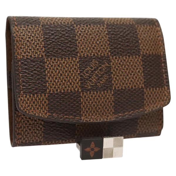 【原宿店限定】ルイ・ヴィトン LOUIS VUITTON カフスケース ダミエ エベヌ カフス M64681 レディース BA2081V