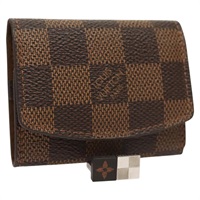 【原宿店限定】ルイ・ヴィトン LOUIS VUITTON カフスケース ダミエ エベヌ カフス M64681 レディース BA2081V