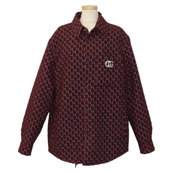 【原宿店限定】グッチ GUCCI 上着 ツイード レッド レディース ym002M