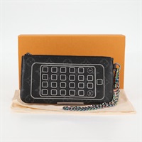 【原宿店限定】ルイ・ヴィトン LOUIS VUITTON フラグメント iPhoneケース モノグラムエクリプス M64433 レディース MX502AM