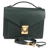 【原宿店限定】ルイ・ヴィトン LOUIS VUITTON モンソー28 ハンドバッグ タイガ 2way エピセア M32064 レディース 121187V