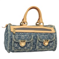 【原宿店限定】ルイ・ヴィトン LOUIS VUITTON ネオ・スピーディ ハンドバッグ モノグラムデニム ブルー M95019 レディース 121503SV