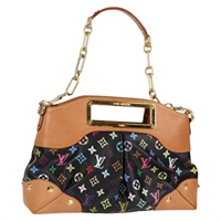 【原宿店限定】ルイ・ヴィトン LOUIS VUITTON ジュディ MM  ハンドバッグ モノグラムマルチカラー 2Way ブラック M40256 レディース 123526V