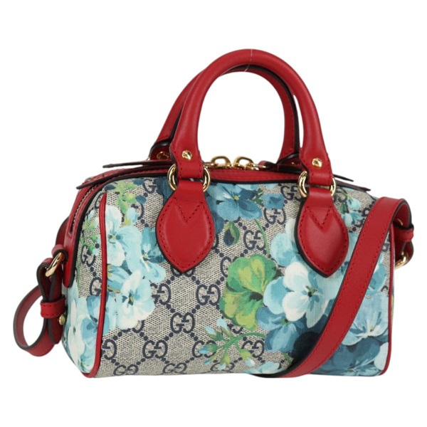 【原宿店限定】グッチ GUCCI ハンドバッグ GGブルームス PVC アウトレット 2way レッド 546312 レディース 128060M
