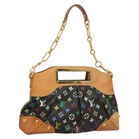 【原宿店限定】ルイ・ヴィトン LOUIS VUITTON ジュディ MM  ハンドバッグ モノグラムマルチカラー 2Way ブラック M40256 レディース 127563V