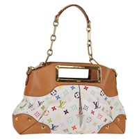 【原宿店限定】ルイ・ヴィトン LOUIS VUITTON ジュディ MM  ハンドバッグ モノグラムマルチカラー 2Way ホワイト M40255 レディース 127584V