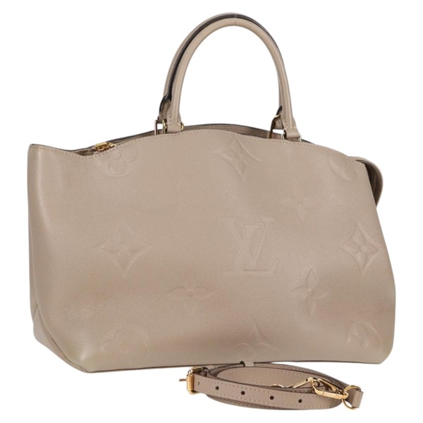 【原宿店限定】ルイ・ヴィトン LOUIS VUITTON グランパレMM ハンドバッグ モノグラムアンプラント ベージュ M45833 レディース PP672M