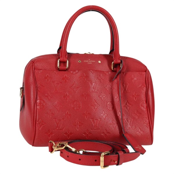 【原宿店限定】ルイ・ヴィトン LOUIS VUITTON スピーディバンドリエール 25NM ハンドバッグ モノグラムアンプラント 2way レッド M42399 レディース PP711M
