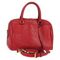 【原宿店限定】ルイ・ヴィトン LOUIS VUITTON スピーディバンドリエール 25NM ハンドバッグ モノグラムアンプラント 2way レッド M42399 レディース PP711M