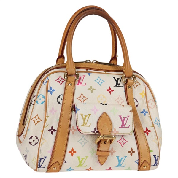 【原宿店限定】ルイ・ヴィトン LOUIS VUITTON プリシラ ハンドバッグ モノグラム・マルチカラー ホワイト M40096 レディース 128869V