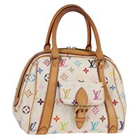 【原宿店限定】ルイ・ヴィトン LOUIS VUITTON プリシラ ハンドバッグ モノグラム・マルチカラー ホワイト M40096 レディース 128869V