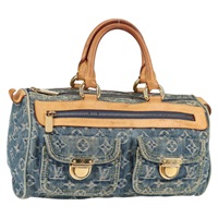 【原宿店限定】ルイ・ヴィトン LOUIS VUITTON ネオ・スピーディ ハンドバッグ モノグラムデニム ブルー M95019 レディース 130469V