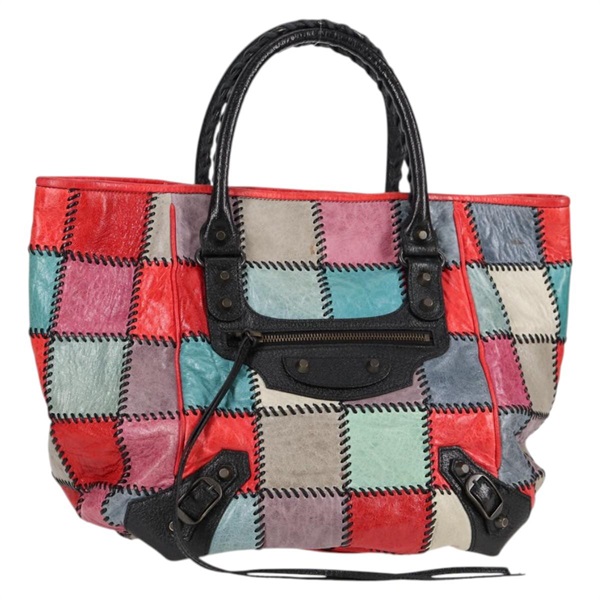 【原宿店限定】バレンシアガ BALENCIAGA ザサンデー ハンドバッグ レザー マルチカラー 228750 レディース PP775V