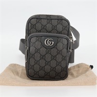 【原宿店限定】グッチ GUCCI ショルダーバッグ PVC  グレー シルバー 752565 レディース 118850M
