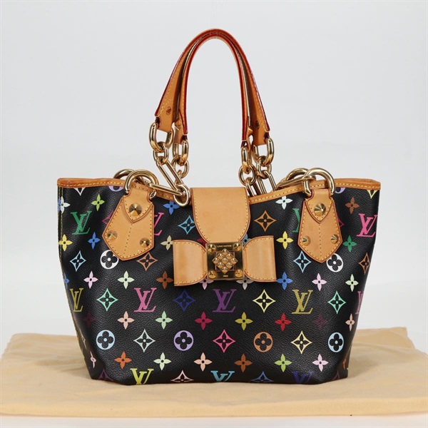 【原宿店限定】ルイ・ヴィトン LOUIS VUITTON アニーMM ショルダーバッグ モノグラム マルチカラー ブラック M40308 レディース 121188V