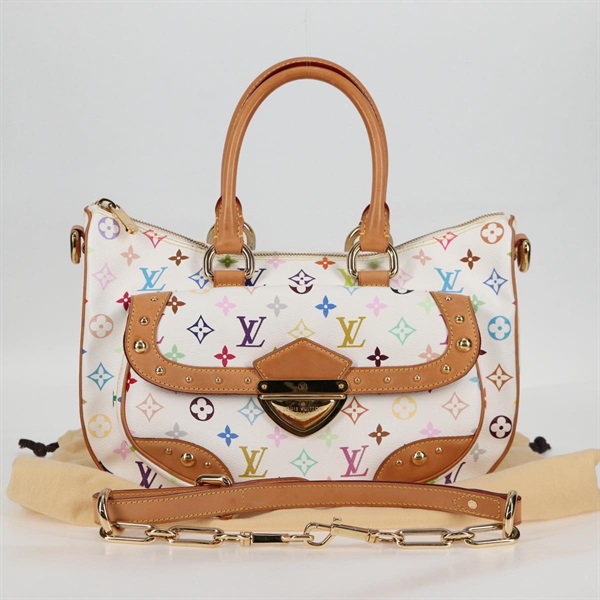 【原宿店限定】ルイ・ヴィトン LOUIS VUITTON リタ ハンドバッグ モノグラムマルチカラー 2way ホワイト M40125 レディース 121279V