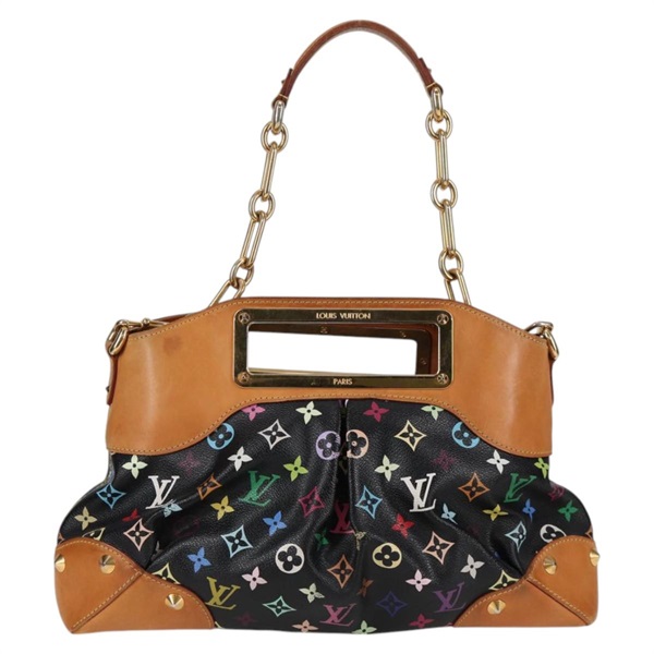 【原宿店限定】ルイ・ヴィトン LOUIS VUITTON ジュディ MM  ハンドバッグ モノグラムマルチカラー 2Way ブラック M40256 レディース 123605V