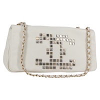 【原宿店限定】シャネル CHANEL ショルダーバッグ チェーン レザー ホワイト レディース 126390V