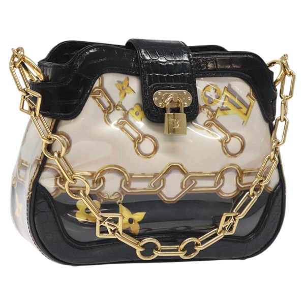 【原宿店限定】ルイ・ヴィトン LOUIS VUITTON サックフラール ショルダーバッグ モノグラムチャーム ブラック M95151 レディース 115228V