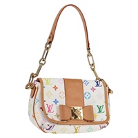 【原宿店限定】ルイ・ヴィトン LOUIS VUITTON パティ ショルダーバッグ モノグラムマルチカラー ホワイト M40305 レディース 120598V