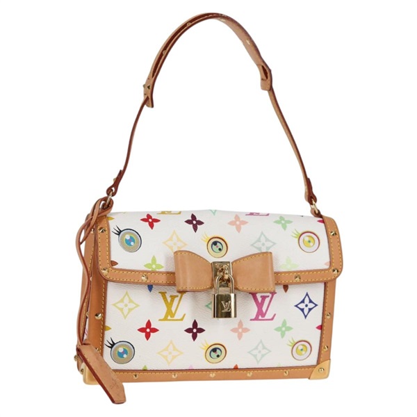 【原宿店限定】ルイ・ヴィトン LOUIS VUITTON ポシェットアイミスユー ショルダーバッグ マルチカラー リボン ホワイト M92051 レディース 120751SV