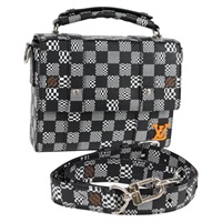 【原宿店限定】ルイ・ヴィトン LOUIS VUITTON フラップソフトトランクメッセンジャー ショルダーバッグ ダミエディストーテッド ブラック N50032 レディース 122429M